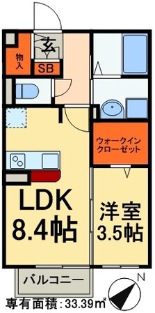 ラマージュおおたかの森の物件間取画像